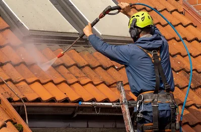 Démoussage et hydrofuge de toiture à Sommesous